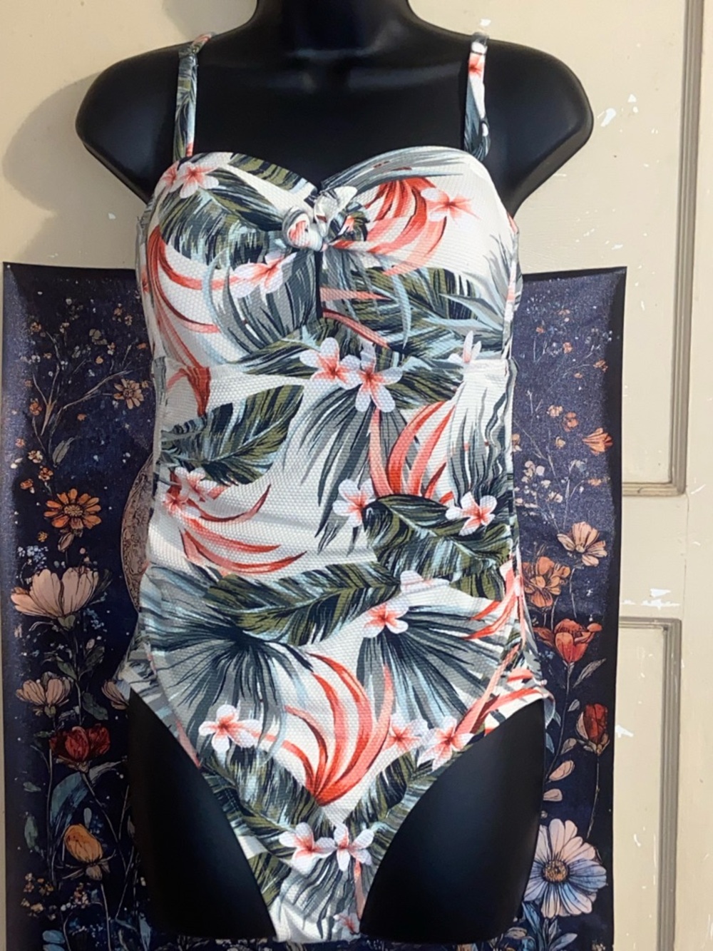HAWAIIAN TROPICAL ONE PIECE Kona Sol Floral Swimsuit